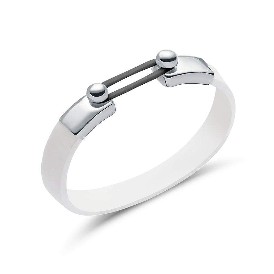 LOVESNAP Bundle - Bracelet White / Silver & Journal Mushroom