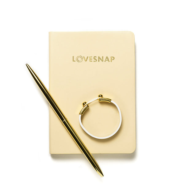 LOVESNAP Bundle - Bracelet Black - Brass& Journal Vanilla
