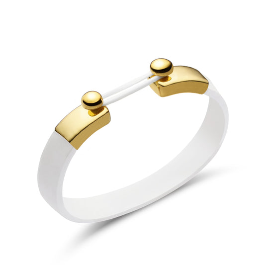 LOVESNAP Bracelet  White / Gold