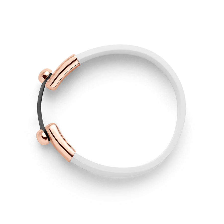 LOVESNAP Bracelet White / Rose Gold