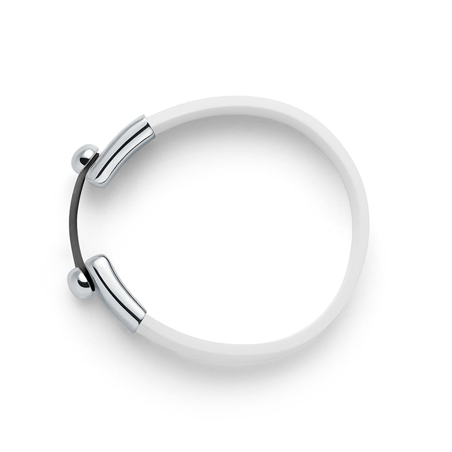LOVESNAP Bracelet  White / Silver