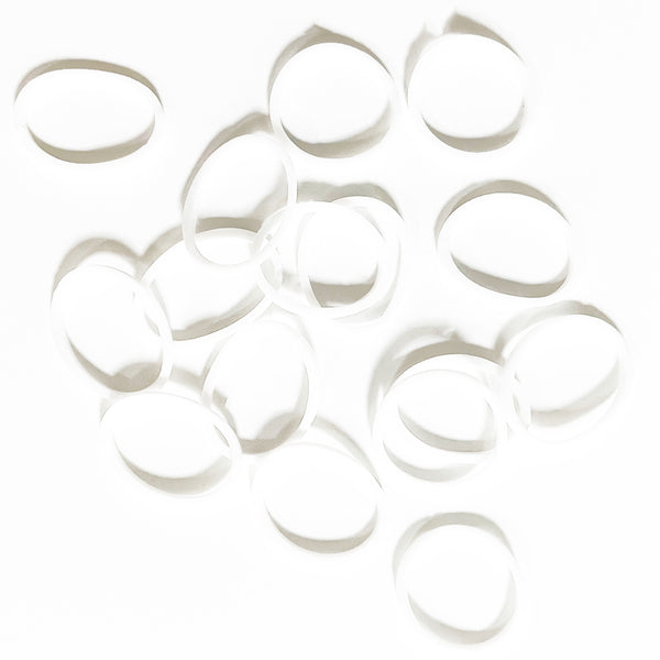 Rubber Bands - White